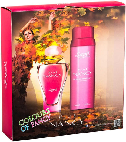 Nancy Pink Perfume and Body spray set (for Her)