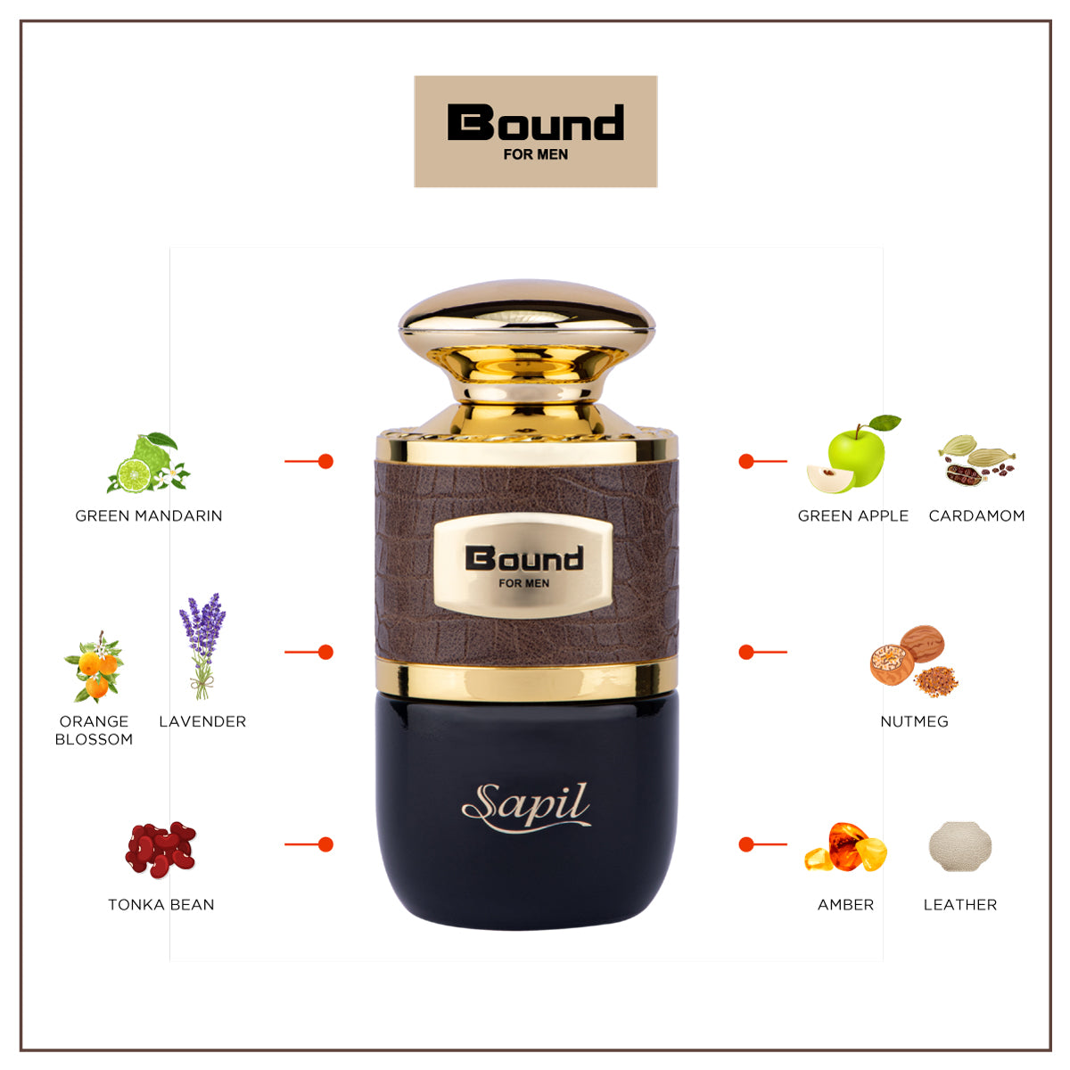 Sapil Bound for Him - 100ml EDT