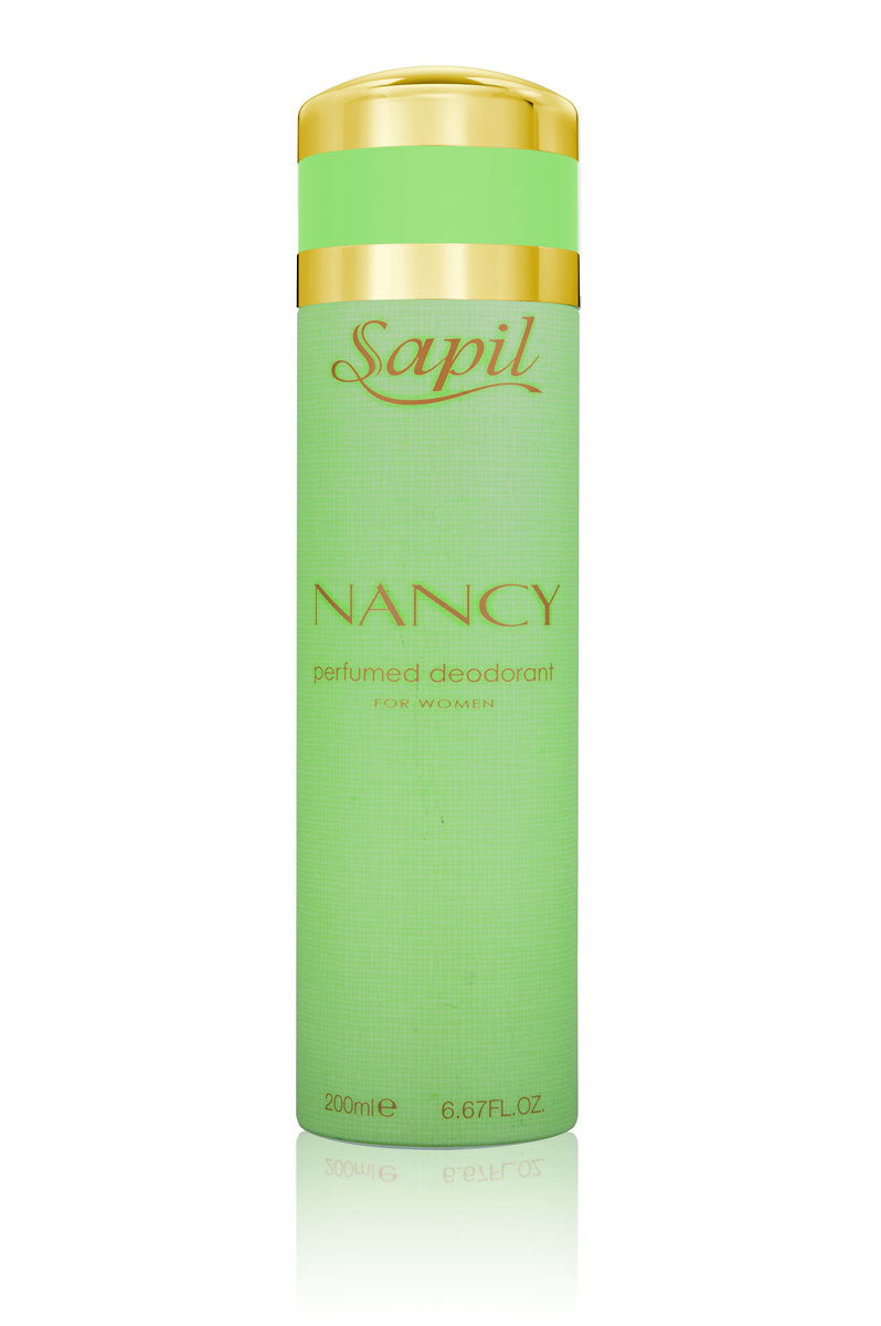 6 Pack Sapil Nancy Green for Her - Deodorant , 200 ml