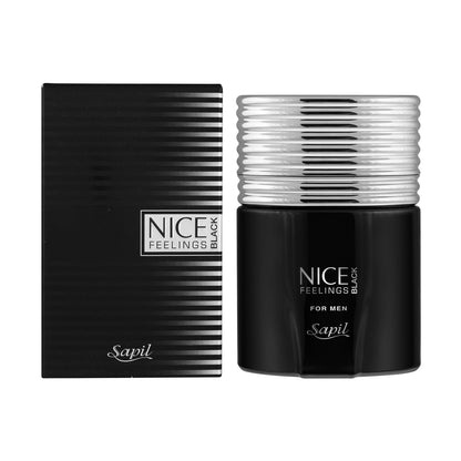 Nice Feelings Black Perfume and Body Spray set (for Him)