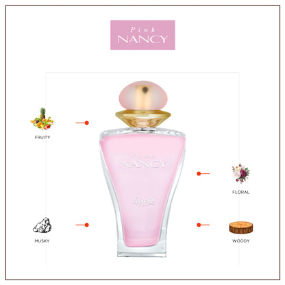 Nancy Pink Perfume and Body spray set (for Her)