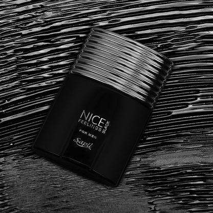 Nice Feelings Black Perfume and Body Spray set (for Him)